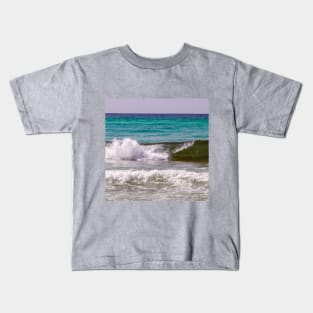 Miramar Beach, Florida Atlantic Ocean Blue Waves Kids T-Shirt